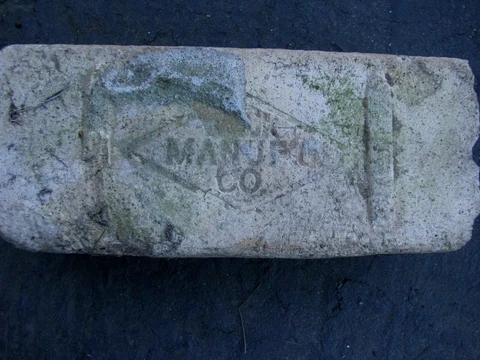 OLD VTG antique Brick reclaimed Stamped Manuple Co Cover