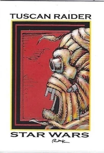 RAK (Robert A Kraus) art card of Star Wars series 4 TUSCAN RAIDER version 2 - Picture 1 of 1