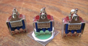 (3) Momentary Mini Toggle Switch Limit Fujisoku 8V1062 6a 125v AC - Picture 1 of 3