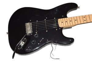 USED Fender 90s Eric Clapton Signature Stratocaster "Blackie" Mod Free Shipping - Picture 1 of 11