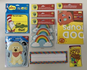 School Classroom Décor 8 Pc Assorted Lot New sealed Back To School - Read 4 List - Picture 1 of 14