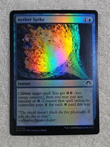 MTG Aether Spike FOIL Modern Horizons 3 (MH3) #50 Magic Gathering Card NM - Picture 1 of 6