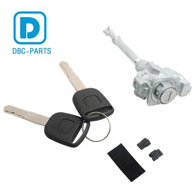 Front LH Door Lock Cylinder + 2 Keys Fit for Honda CR-V 2012 13 14 15 2016 - Image 1 of 4