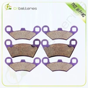 Front And Rear Brake Pads For 2010-2011 Polaris EFI RZR 800 Carbon Fiber - Picture 1 of 5