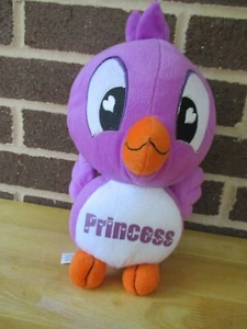 Peek A Boo Toys Princesa el Pájaro Púrpura 10" Peluche Gordito Relleno # 90641 - Imagen 1 de 3