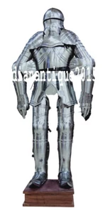 Antique Medieval Suit of Armor 17th Century Combat Full Body Armour - Picture 1 of 6
