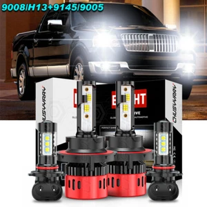 For Lincoln Mark LT 2006-2014 Crew Cab Pickup 4-Door LED Headlight Fog Bulb - Picture 1 of 15