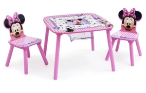 Juego de mesa y silla Disney Minnie Mouse con almacenamiento de niños Delta - Imagen 1 de 4