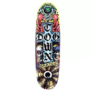 Dogtown Skateboard Deck Red Dog RxCx Egg Black/Yellow 9.0" x 31.95" - Picture 1 of 1