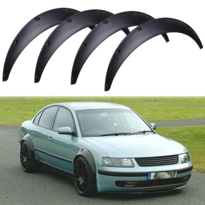 Kit de 4X 4.5" guardabarros llamaradas carrocería extra ancha arcos de rueda para Volkswagen Passat B5 Foto 1 de 4