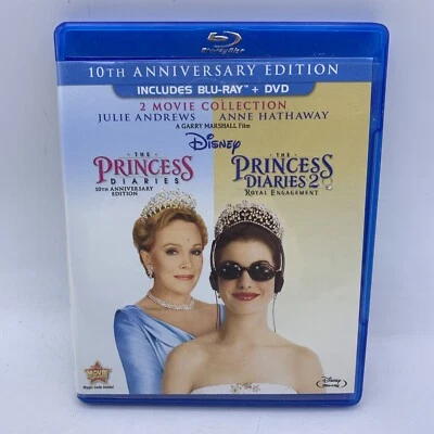 The Princess Diaries: 10th Anniversary Edition 2-Movie Collection Blu-ray + DVD Foto 1 de 4
