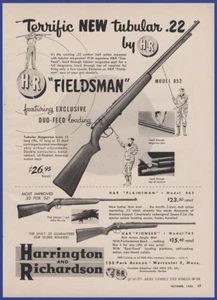 Fucili vintage 1952 Harrington & Richardson H&r 852 865 765.22 stampa annuncio - Foto 1 di 1