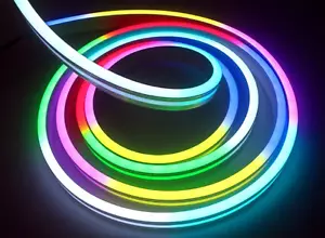 Addressable Led Neon 12V Flexible Strip RGB 6x12mm Led Tape incl WIFI Controller - Picture 1 of 3