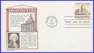 USA4 #1781 U/A ARISTÓCRATA FDC Arquitectura Americana Boston State House - Imagen 1 de 1