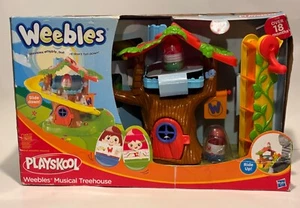 Neu selten Hasbro 2009 Weebles Wobble musikalische Baumhaus-Rutsche mit Sounds - Bild 1 von 3