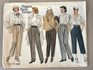 80er Jahre Vogue Misses Hose Muster 1445 Größe 14 - Bild 1 von 2