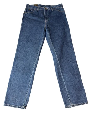 Dickies Regular Fit 5-Pocket Work Jean Indigo Blue Mens Classic Work Pants 36x36 - Image 1 of 4