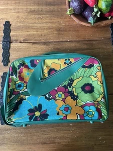 Vintage 60s 70s Bantam Luggage Suitcase Flower Power Hippie MCM MOD EUC - Picture 1 of 14