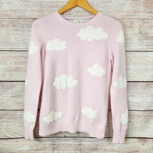 Boden Kesteven 100% Cashmere Sweater Size Small Pink Clouds R$150 - Picture 1 of 9