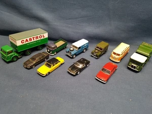 10 x CORGI /EFE ETC 1/76 "00" GAUGE VARIOUS CARS & VANS, LORRIES V. GOOD UNBOXED - Foto 1 di 5