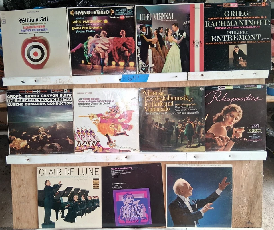 10 Album Lot~ Classical/Orchestra~ Vinyl Albums ~~~ Lot G 47 - Image 1 of 1