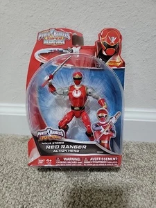 Figura de héroe de acción Power Rangers Super Megaforce (2014) Ninja Storm Red Ranger - Imagen 1 de 12