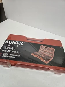 Neu versiegelt Sunex Tools 9729 Master Bit-Set 208-teilig in Kunststoff-Tragetasche - Bild 1 von 6