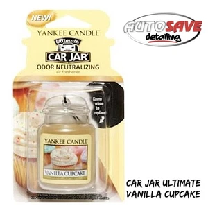 Yankee Candle - Ultimate Car Jar Hanging Air Freshener - Vanilla Cupcake Scent - Picture 1 of 1