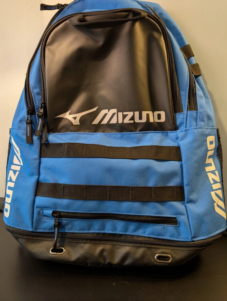 Рюкзак Mizuno Team Elite Crossover синий черный сумка на шнурке сетчатые карманы - Изображение 1 из 4