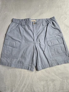 Savane Herren Cargo Shorts Größe 38 Blau Mirage Designer Chino Shorts - Bild 1 von 11