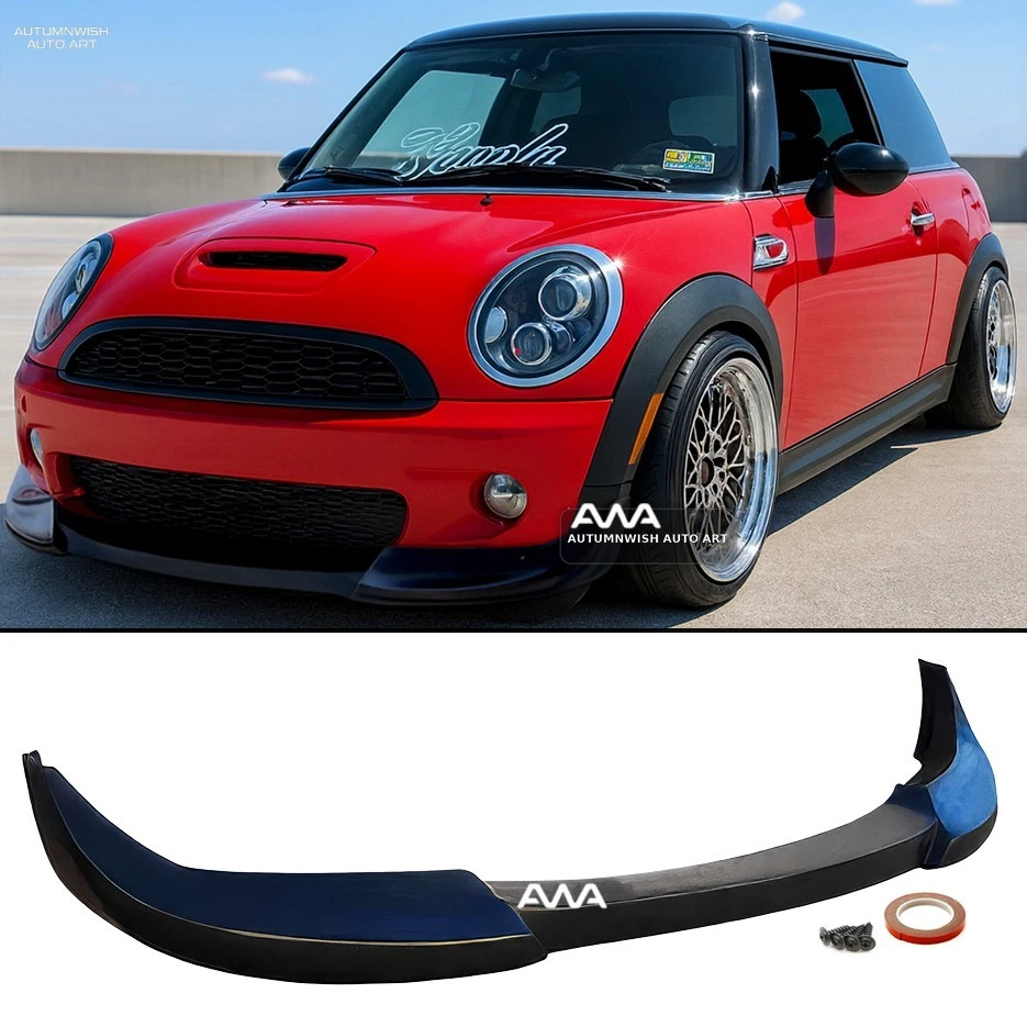For 02-06 Mini Cooper S R50 R52 R53 Unpainted PU Front Bumper Chin Lip Body Kit - Image 1 of 1