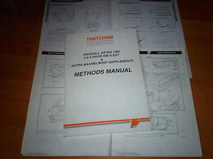 Manual de reparación de carrocería Thatcham Vauxhall Astra Mk2 inc Estate Belmont 1985 - Imagen 1 de 1