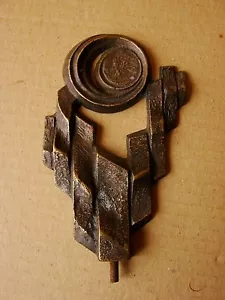 Ukrainian Soviet Souvenir Statue Space astronautics token kosmos bronze - Picture 1 of 4