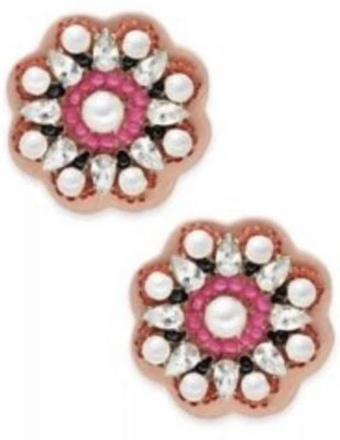 $68 PENDIENTES KATE SPADE DESIERTO JARDÍN GRANDES CON CUENTAS KS6 Foto 1 de 4