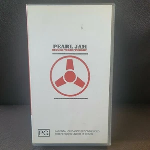 Single Video Theory Pearl Jam Vhs Tape - Picture 1 of 3