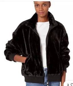 UGG LAKEN SHERPA JACKE DAMEN SCHWARZ GRÖSSE MEDIUM NEU MIT ETIKETT - Bild 1 von 4