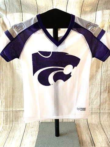 VICTORIA'S SECRET PINK NCAA XS Kansas State Wildcats Football Jersey Shirt NWT Cover