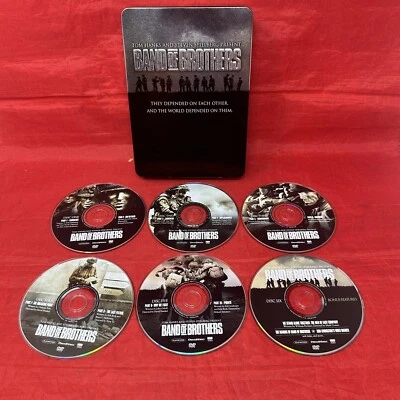Band of Brothers DVD Tin Box Set 6 Discs HBO Complete Series Collection TV MOVIE - Image 1 of 4