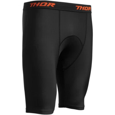 Pantalones Cortos de Compresión Thor MX Motocross (Negro) XL (X-Grande) Foto 1 de 2