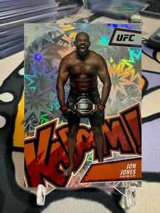 2023 Panini Chronicles UFC Jon "Bones" Jones Kaboom #15 SSP Case Hit - The Goat