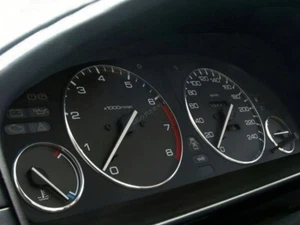 For Rover 600 1993-1999 4-Teilig Poliert Aluminium Tachoringe Tacho Ringe - Bild 1 von 7