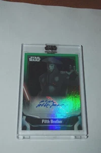 Fifth Brother-Inquisitor-Autograph-Star Wars Obi Wan Kenobi Topps 20/25 - Picture 1 of 2