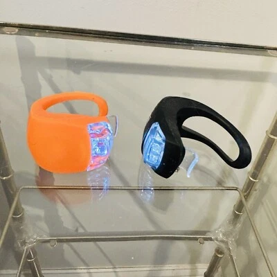 Seattle Sports Blazers Bike Light Black Led Cycling Running Lot Of 2 - Image 1 of 4