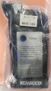 Kenwood KLH-71B Hard Leather Case NEW for Unknown Older Model Handheld - Picture 1 of 3