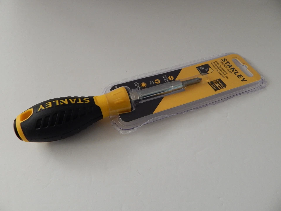 Stanley 68-012 Control-Grip 6 Way Screwdriver New - Image 1 of 4