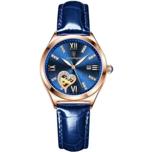 Ladies Watches Fashion Leather Women Watches Waterproof Quartz Date Wristwatch - Picture 1 of 11