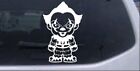 Baby Kid It Pennywise Clown Car Or Truck Window Laptop Decal Sticker