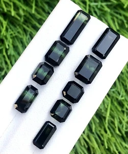 23. 30Carats Natural Tourmaline Bi-Color Faceted Best Quality Gems Parcel - Picture 1 of 6