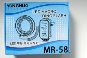 Yongnuo LED macro ring flash MR-58 BNIB - Picture 1 of 12