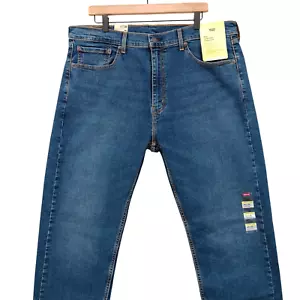 Levis 506 Comfort Straight Jeans Mens 38x33 (Tag 38x34) Blue Sits at Waist NEW - Picture 1 of 15